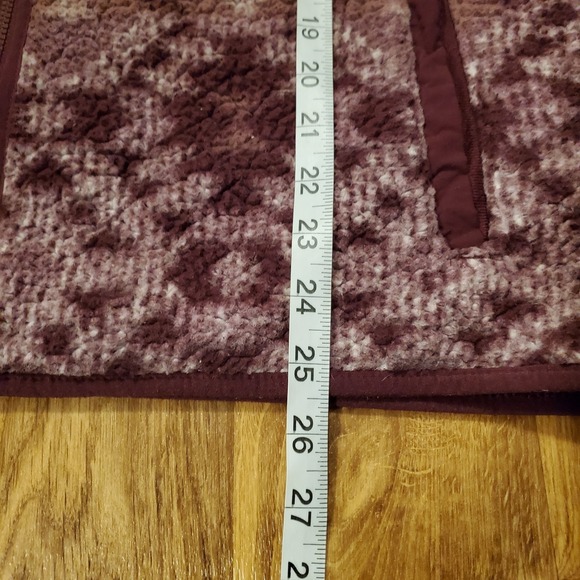 Vintage Columbia Fleece Jacket Women Large Purple Aztec Full Zip - Picture 7 of 7